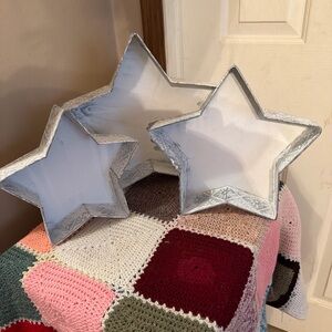 White Star-Shaped Tray